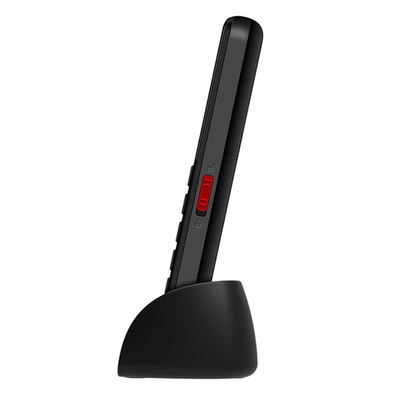 UNIWA V1000 4G Cellphone 2.31-inch 0.3MP Camera Big Button Bar Phone, EU Version - Black / AU Plug