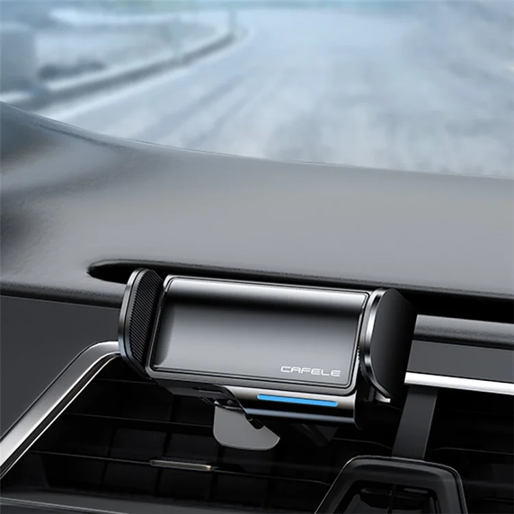 CAFELE Automatic Induction Fast Locking Car Holder Mount Electric Induction Air Outlet Holder for 4-7.5 Inches Phone