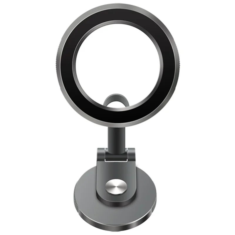 G128 Car Dashboard Mount Magnetic Phone Holder Rotatable Cellphone Stand - Grey