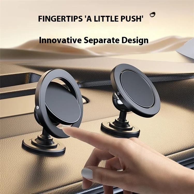 Support de téléphone pour voiture en alliage adhésif D58, support magnétique pour téléphone