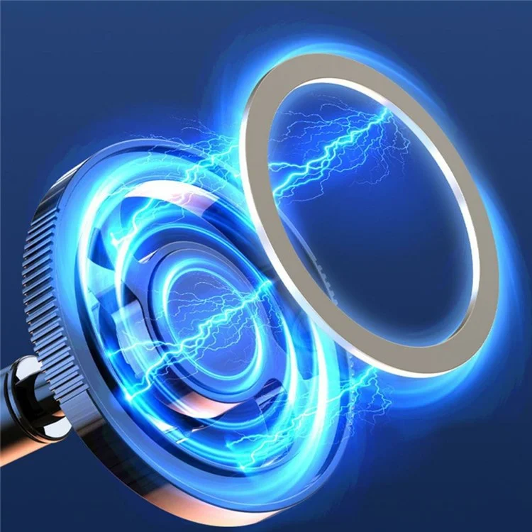 Q33 Auto-Armaturenbrett-Halterung mit Saugnapf, Teleskoparm, magnetischer Handyhalterung