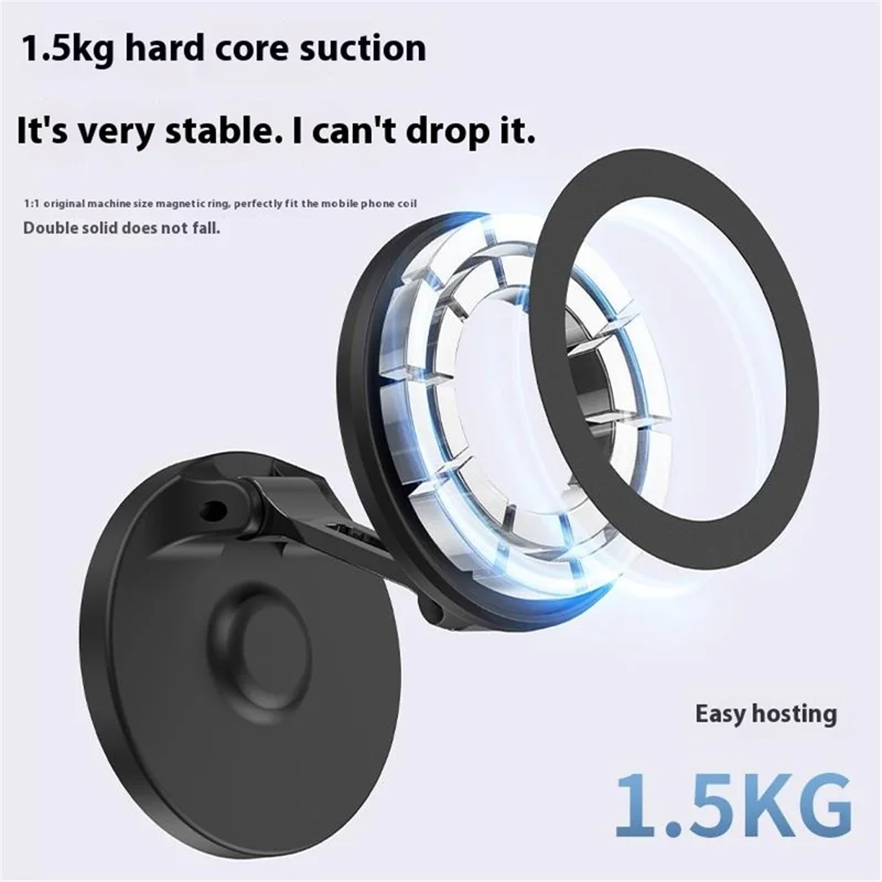 XWJ-YC07 Car Dashboard Magnetic Phone Holder Foldable Cellphone Stand