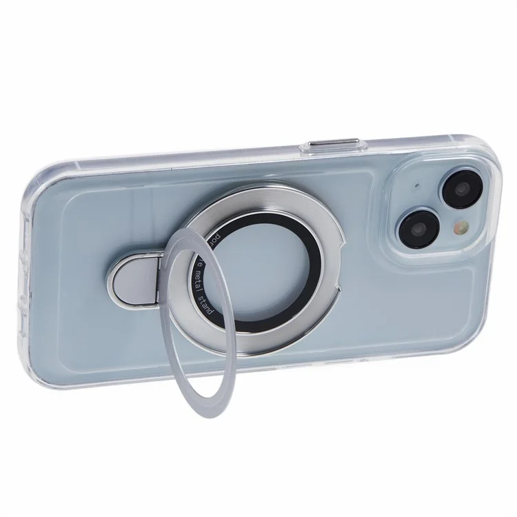 Adhesive Phone Ring Stand Holder Compatible with MagSafe Cell Phone Grip Kickstand - White