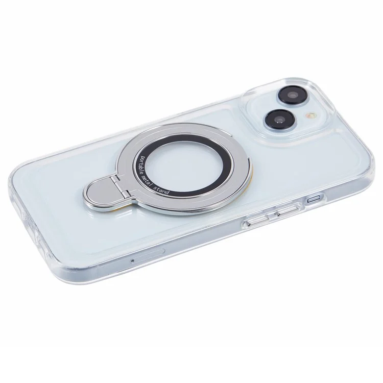 Adhesive Phone Ring Stand Holder Compatible with MagSafe Cell Phone Grip Kickstand - White