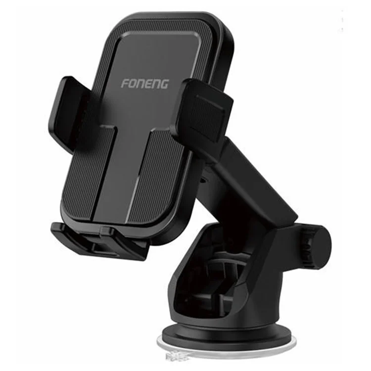 Clip de support de téléphone portable avec ventouse et base rotative FONENG CP115 pour voiture