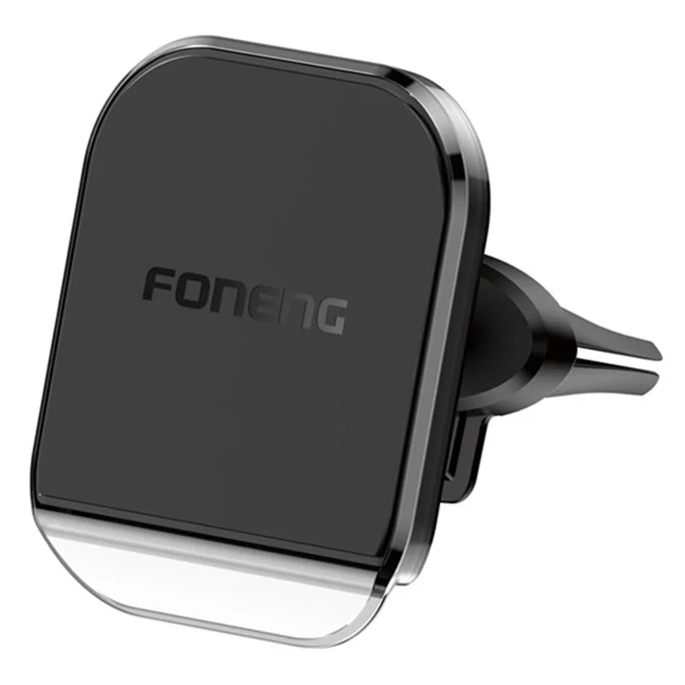 Support de téléphone magnétique pour bouche d'aération de voiture FONENG CP106 avec rotation à 360 degrés - Noir