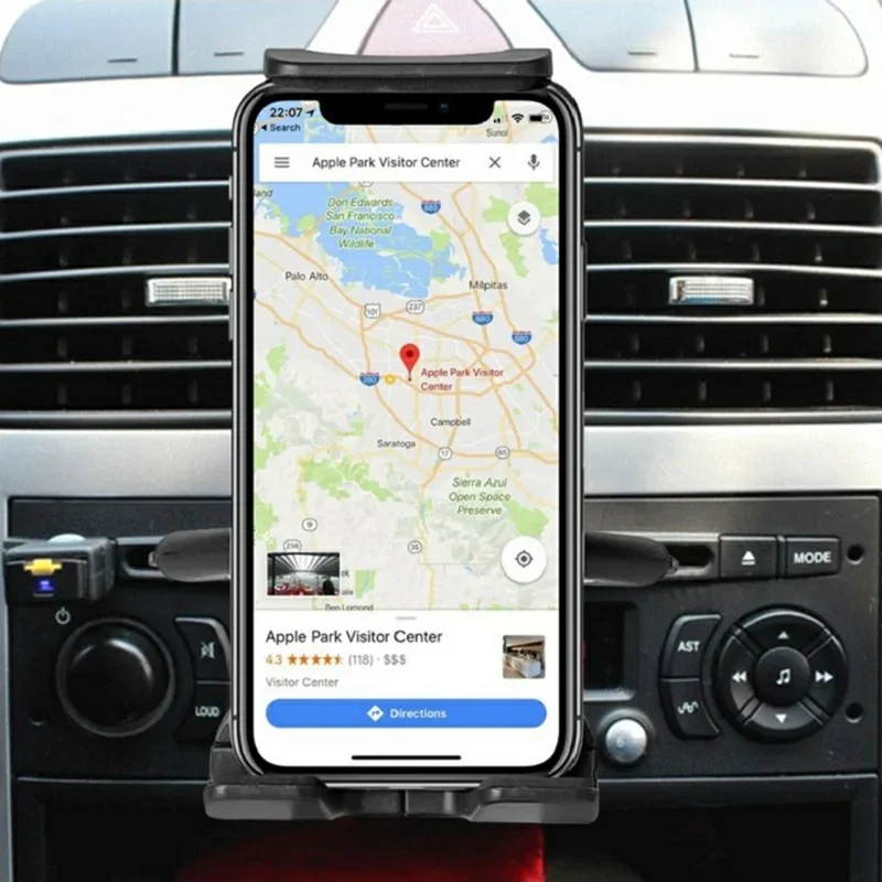 360 Degree Rotating Universal Car CD Slot Phone Mount Stand for 4-12 Inch Cellphone / Tablet