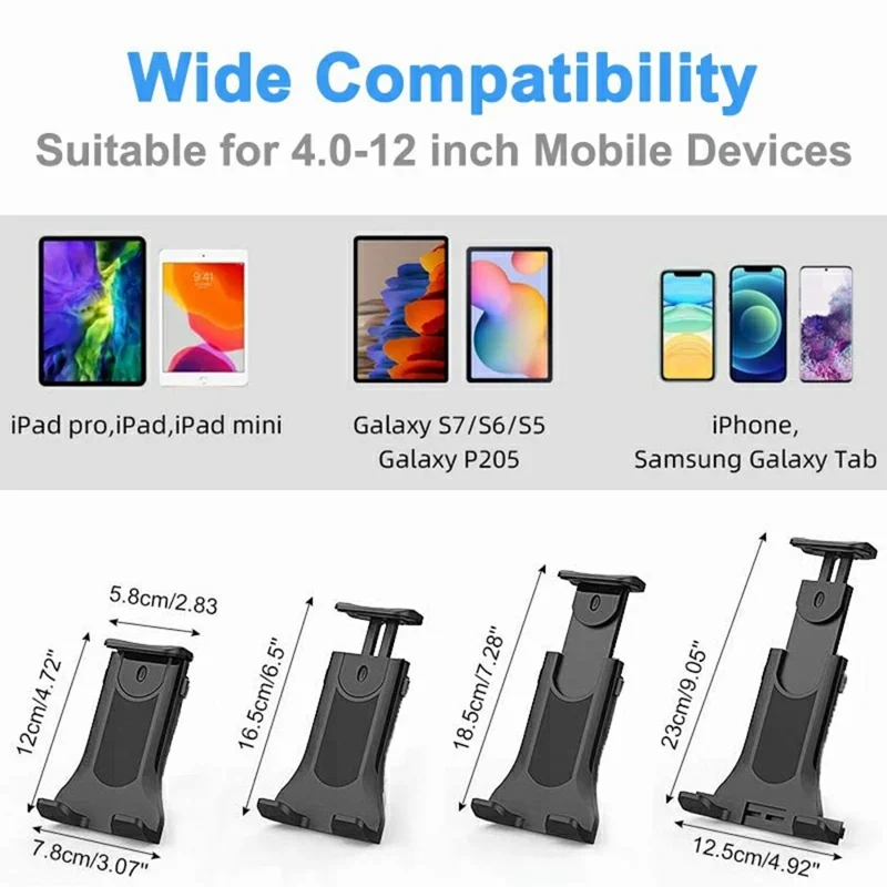 360 Degree Rotating Universal Car CD Slot Phone Mount Stand for 4-12 Inch Cellphone / Tablet