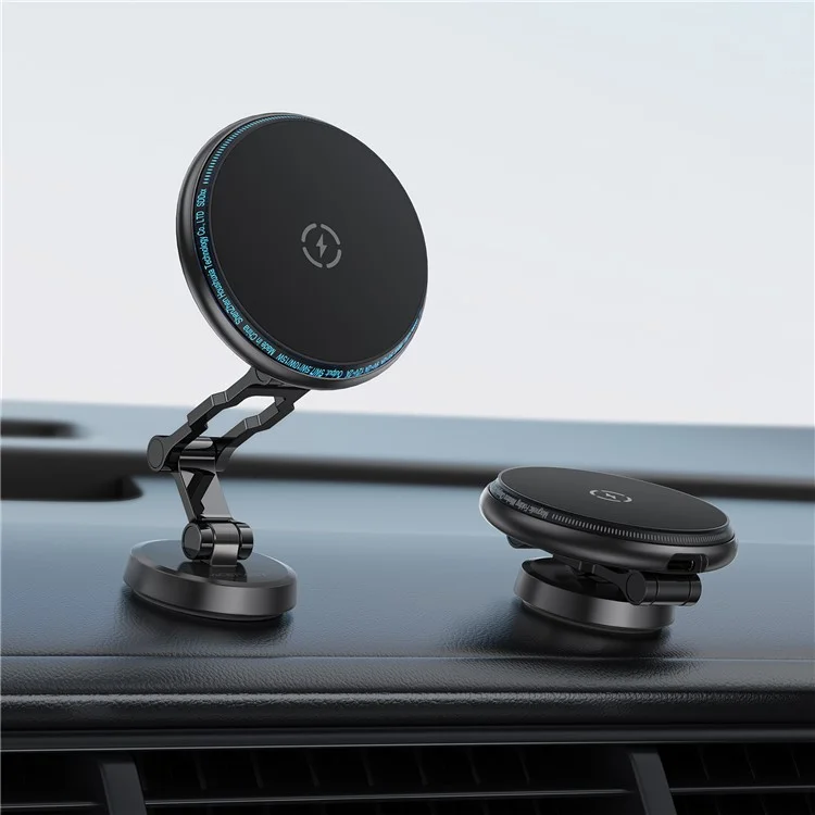 ACEFAST D30 Car Mount Phone Wireless Charger Center Console Foldable Phone Holder