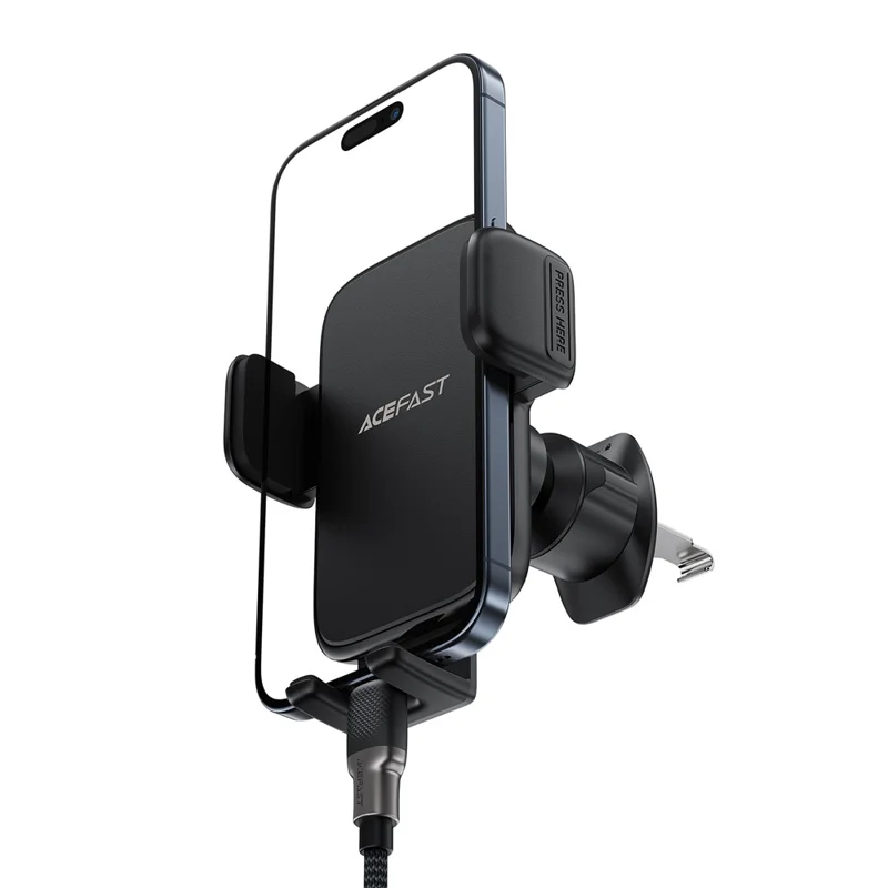 ACEFAST D27 Press Type Phone Stand Holder Car Air Vent 360 Degree Rotation Phone Clamp