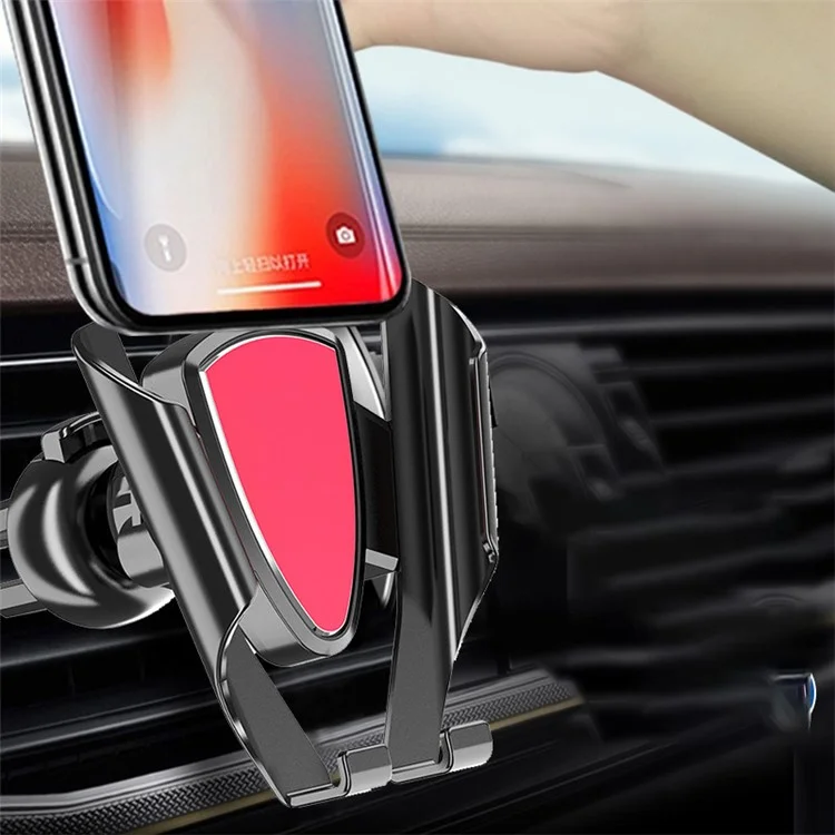 YC05 Sensing a Gravità Auto Morsetto Auto Air Mount Mount Phone Pollet a Mani Libere - Grigio