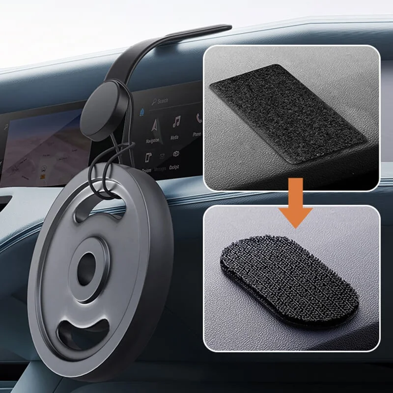 Car Dashboard Magnetic Phone Holder Foldable Rotatable Cellphone Navigation Stand - RT-201