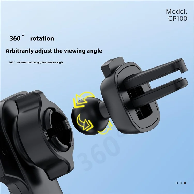 FONENG CP100 Air Vent Clip Gravity Sensors Navigationshalter Auto Mobiltelefon Mount Bracket