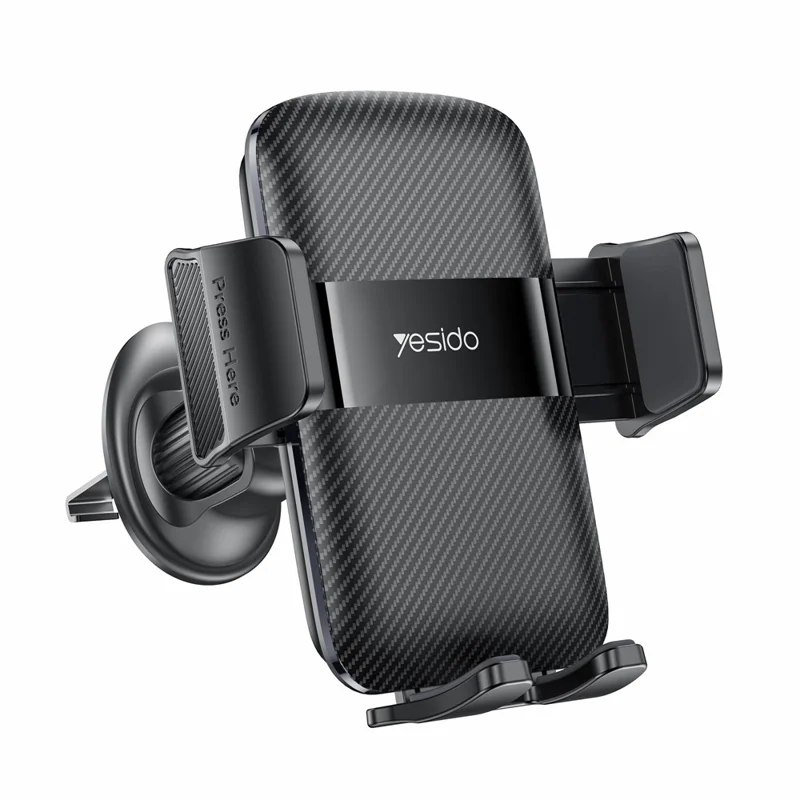 YESIDO C251 Air Vent Car Phone Holder for 4.8-7.2 Inch Phones, 360-Degree Rotation