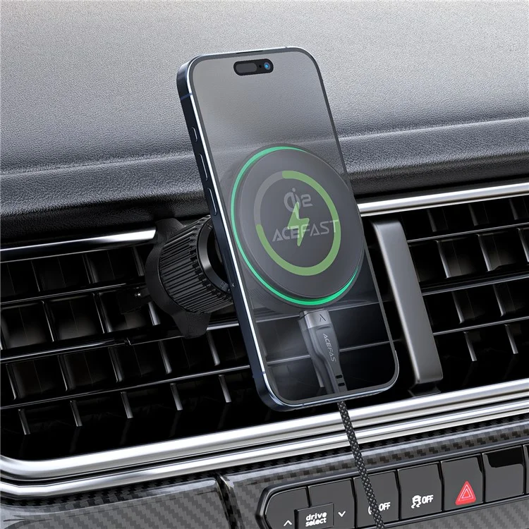 Acefast D33 Magnetic Wireless Lading Autohalter Für Air Vent (qi2 -zertifiziert)