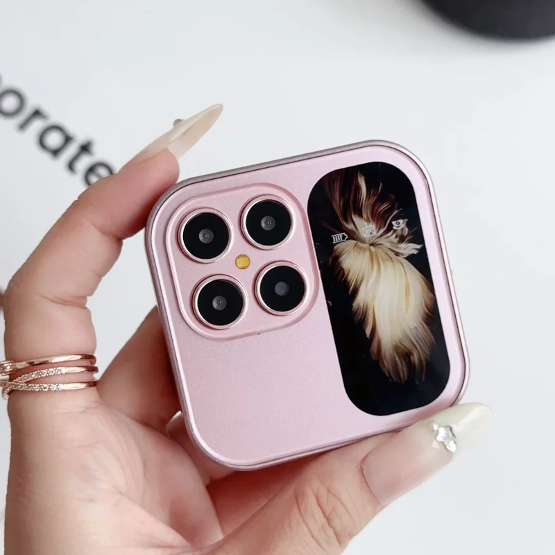 i17mini Dual SIM Mini Elderly Mobile Phone 2G 32MB+32MB Flip Foldable Phone - Black