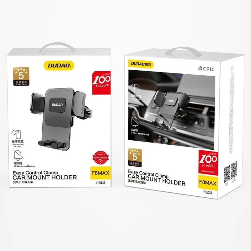 DUDAO F8Max Car Air Vent Mount 360 Degree Rotation Mobile Phone Holder Bracket