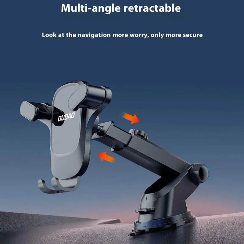 DUDAO F5Pro+ Nano Suction Cup Mount Anti-Shake Triangular Car Phone Holder Bracket