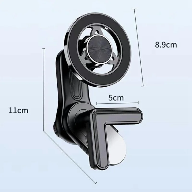 Support de fixation compatible avec le support de téléphone MagSafe pour Tesla Model Y / 3