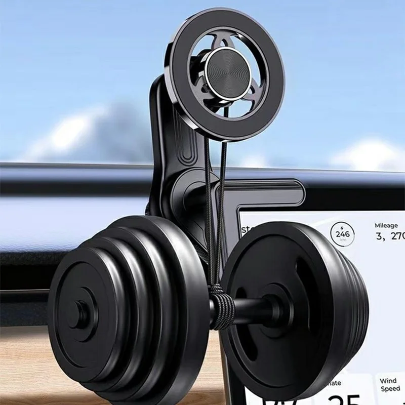 Support de fixation compatible avec le support de téléphone MagSafe pour Tesla Model Y / 3