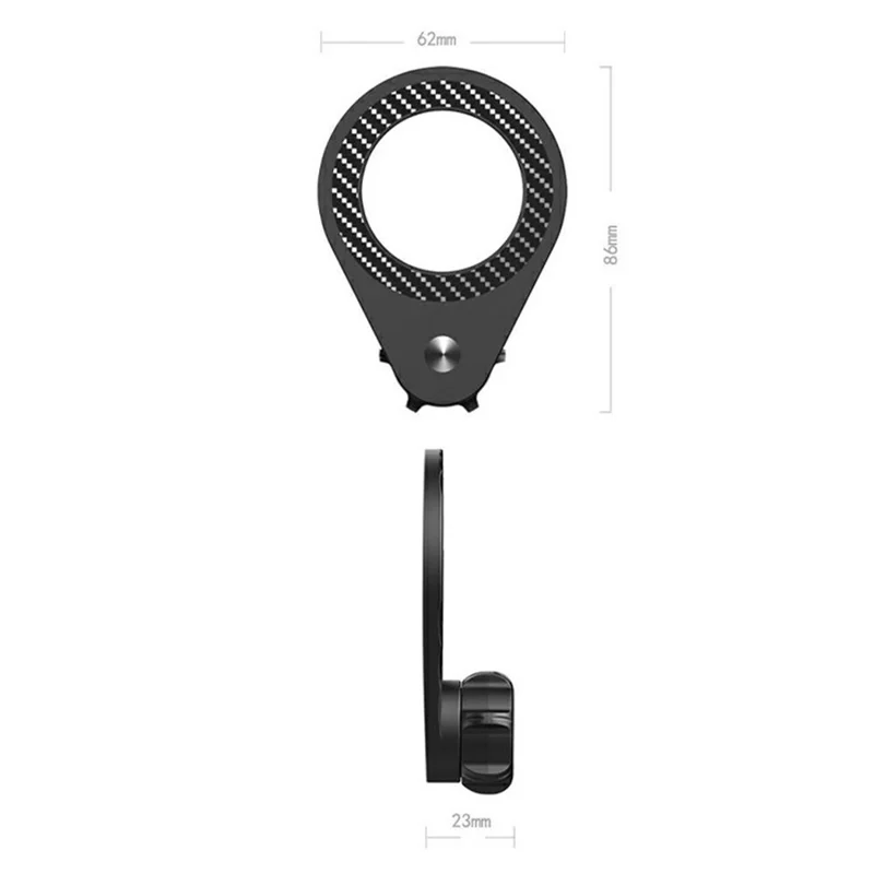 Support de téléphone magnétique 158D pour Tesla Model Y / 3, avec rotation à 360 degrés.