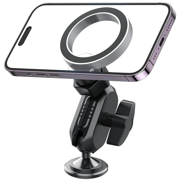 159A Adhesive Base Magnetic Car Dashboard Mount Phone Holder Bracket with 360 Degree Rotation