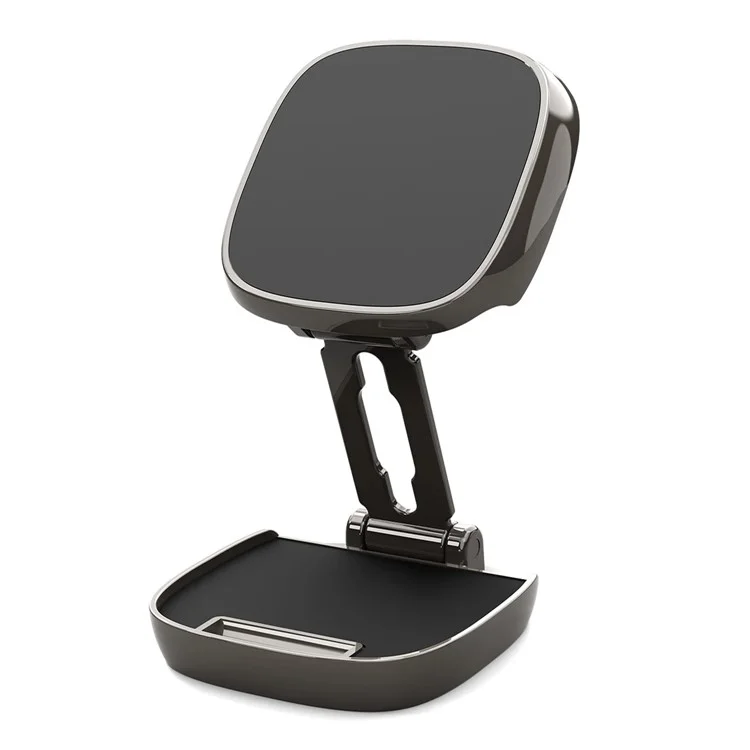 Suporte magnético para celular no painel do carro H600, feito de liga de zinco dobrável - Desbotado