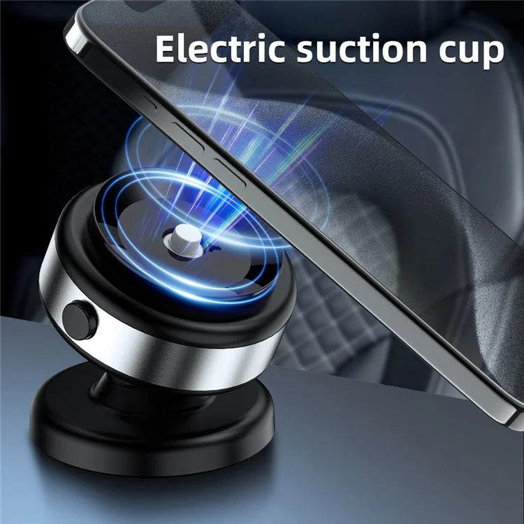 Achat groupé Support de téléphone de voiture magnétique R-JUST CZ16-1 avec rotation à 360 degrés