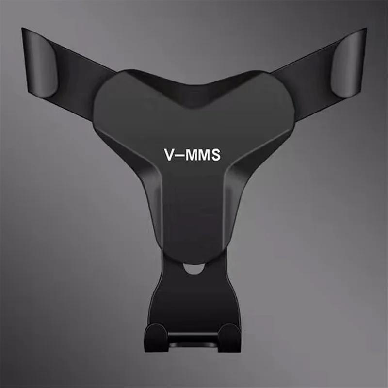 V-MMS Kfz-Luftauslass-Halterung Schwerkraft-Handyhalter Y-Form Luftauslass Handyhalterung - Schwarz