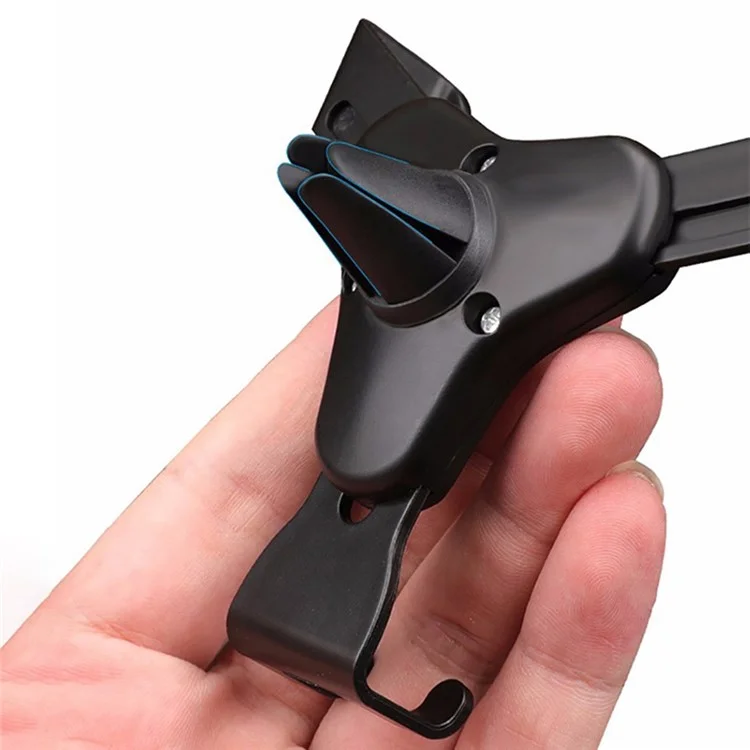 V-MMS Car Air Outlet Mount Gravity Phone Holder Y-Shape Air Vent Cellphone Bracket - Gold