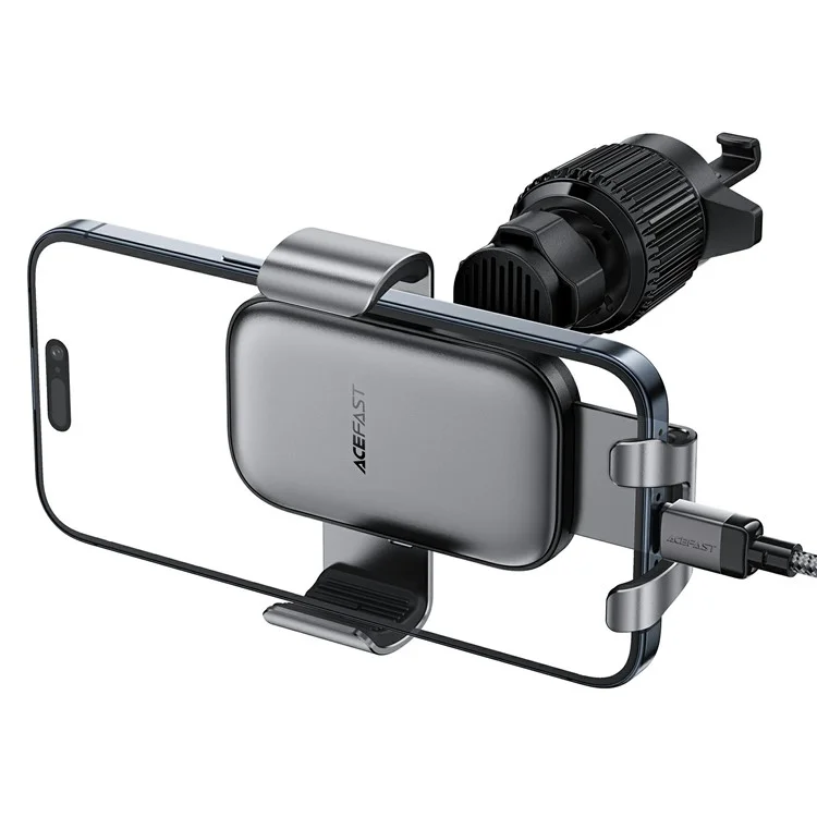 Support de téléphone pour voiture ACEFAST D38 avec support de gravité en alliage d'aluminium pour aération
