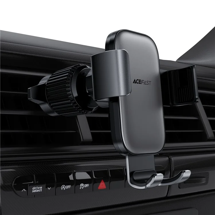 Support de téléphone pour voiture ACEFAST D38 avec support de gravité en alliage d'aluminium pour aération