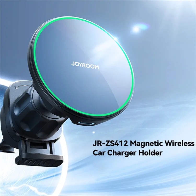 JOYROOM JR-ZS412 15W Magnetic Wireless Charger Car Mount Vent Holder, Qi2 Certified