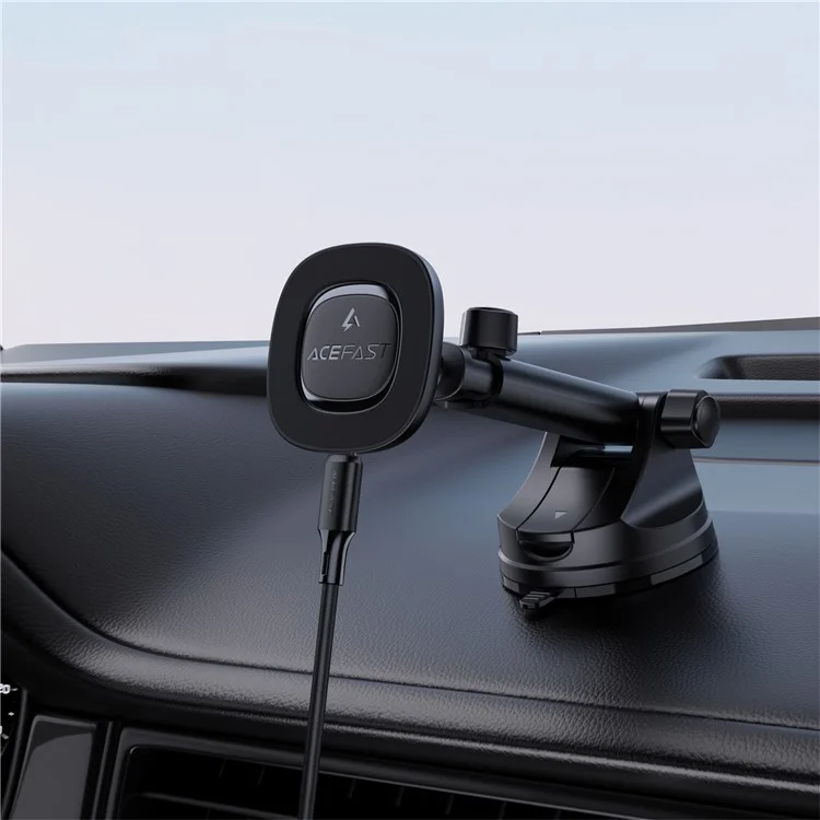 ACEFAST D47 Car Dashboard Magnetic Wireless Charger Phone Holder 15W Fast Charging
