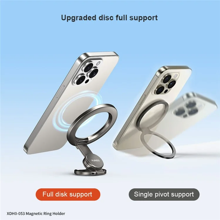 XUNDD XDHO-053 Magnetic Ring Holder Cell Phone Back Kickstand with Multi Angle Rotatable