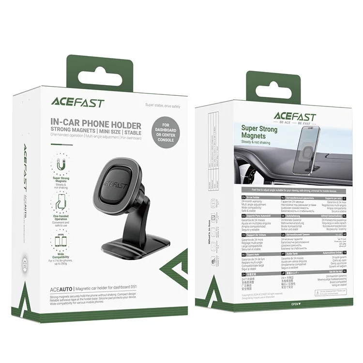 ACEFAST D51 Magnethalterung für Autos Halterung für Armaturenbrett für Smartphones 4,7-6,9 Zoll