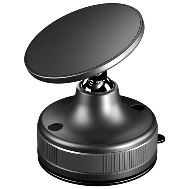 T29 Magnetic Car Phone Mount Suction Cup Holder Dashboard Windshield Adjustable Phone Stand - Black