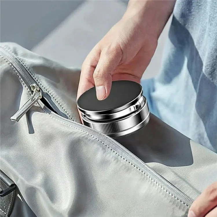 T28 Multifunctional Car Phone Holder Desktop Vacuum Suction Magnetic Stand For Vehicle  /  Home Use - Black