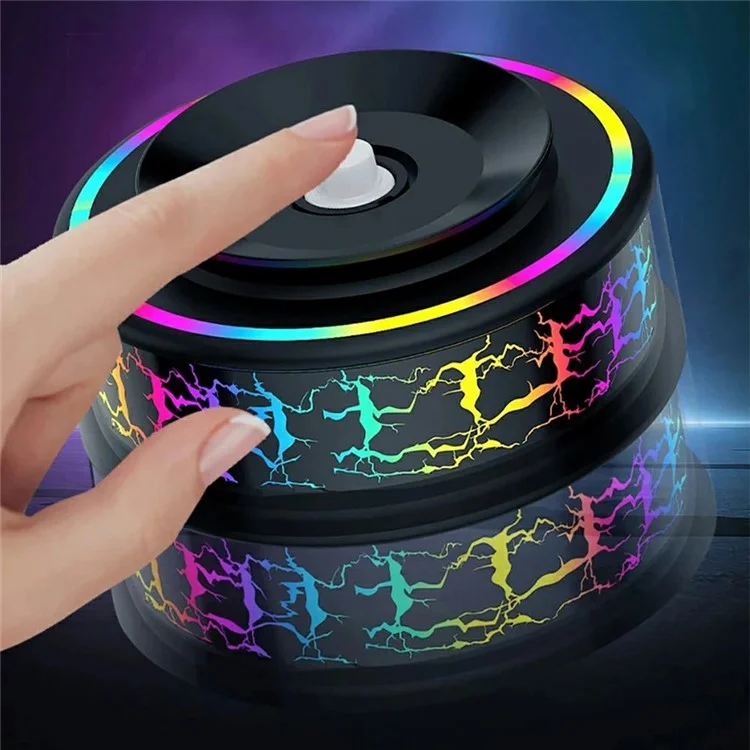 X12 Magnetic Car Dashboard Phone Holder Navigation Mount Vacuum Suction Cup Stand with Colorful Crackle Light