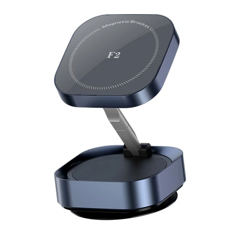 F2 Adjustable Foldable Stand Strong Magnet Vacuum Suction Car Dashboard Windshield Phone Holder - Tarnish