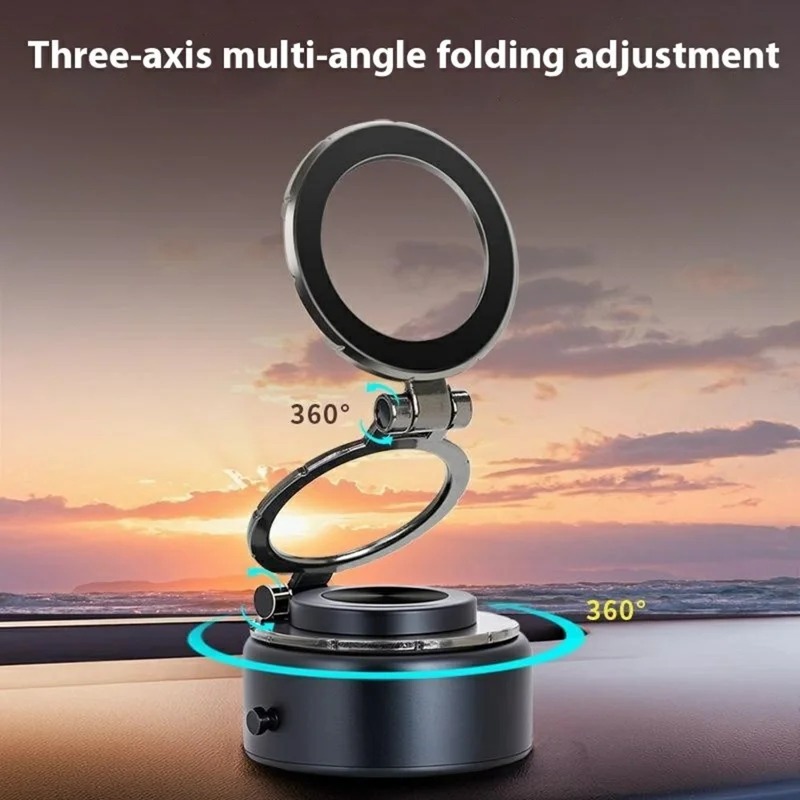 G1 Universal Car Phone Holder Magnetic Vacuum Suction Cup Display Screen Dashboard Phone Stand - Tarnish