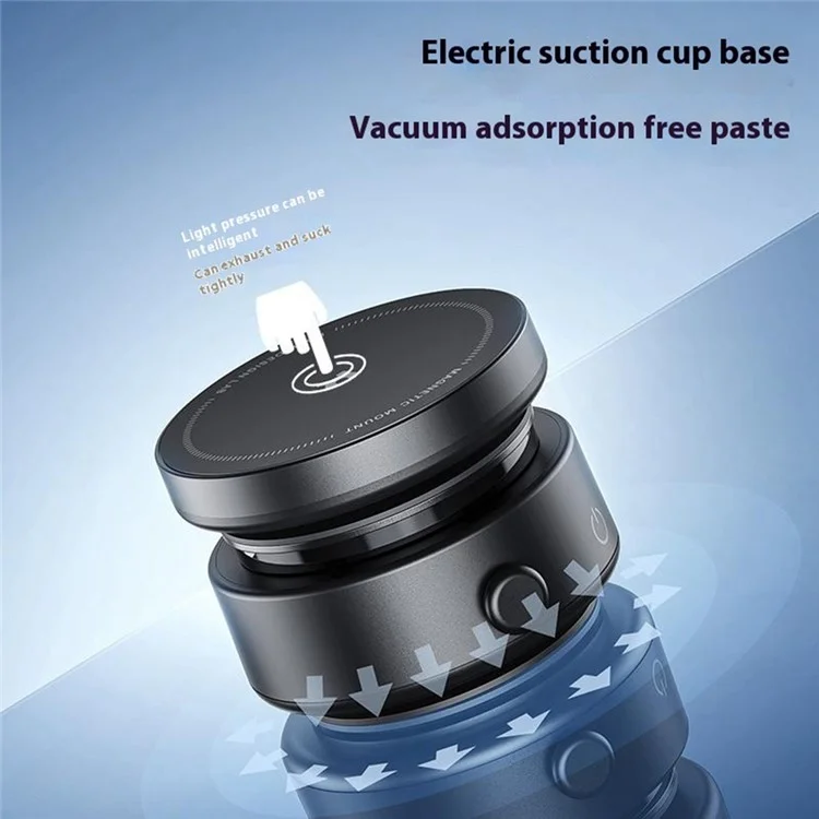 ROCK RPH1011 Q16 Pro Soporte Magnético para Teléfono con Ventosa y Rotación de 360 Grados, Fuerte Adhesión