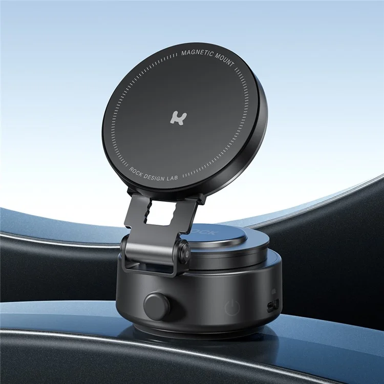 ROCK RPH1011 Q16 Pro Soporte Magnético para Teléfono con Ventosa y Rotación de 360 Grados, Fuerte Adhesión