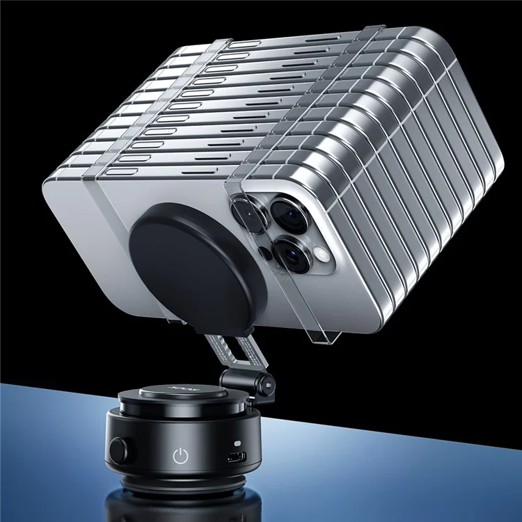 ROCK RPH1011 Q16 Pro Soporte Magnético para Teléfono con Ventosa y Rotación de 360 Grados, Fuerte Adhesión