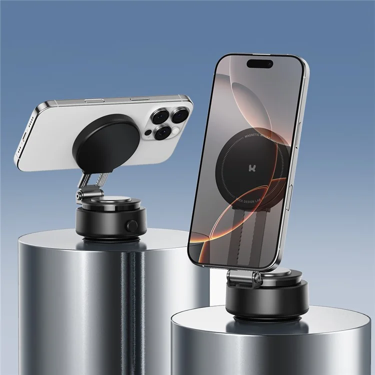 ROCK RPH1011 Q16 Pro Soporte Magnético para Teléfono con Ventosa y Rotación de 360 Grados, Fuerte Adhesión