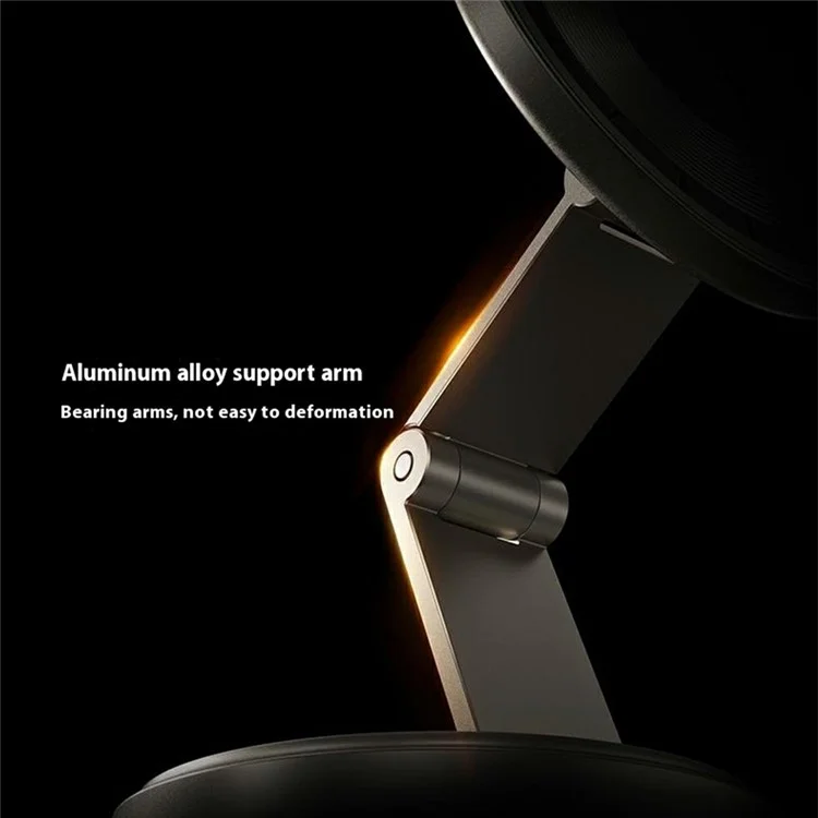 MOMAX Pac Mount Universal Transparent Magnetic Rotating Car Mount Phone Holder Foldable Bracket - Titanium Gold