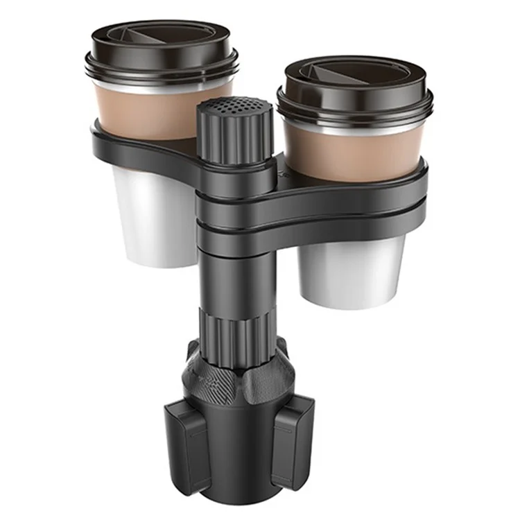 Soporte para Bebidas B15 de Plástico para Coche, Portavasos Giratorio 360 Grados con 3 Anillos