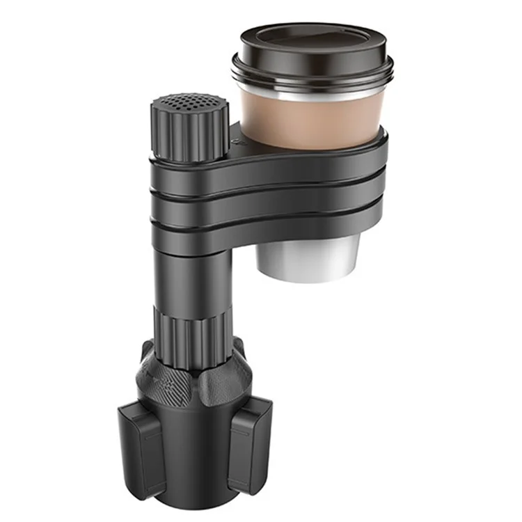 Soporte para Bebidas B15 de Plástico para Coche, Portavasos Giratorio 360 Grados con 3 Anillos
