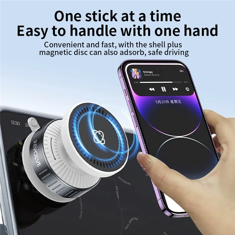 Z3 Car Phone Holder Magnetic Suction Cup Dashboard Mount Multi-Functional Navigation Stand