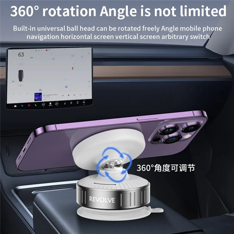 Z3 Car Phone Holder Magnetic Suction Cup Dashboard Mount Multi-Functional Navigation Stand